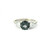 White Gold Diamond Ring with Grey Tourmaline RS-10012