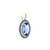 White Gold Diamond and Sapphire Pendant with an Oval Tanzanite 420-10050