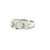 White Gold Pave Diamond Ring with Oval Morganite Gemstone RSP-10217