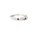 White Gold Ring with Round Cut Diamonds and Ruby Gemstones LJI-10076