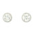 White Gold Diamond Halo Stud Earrings 201-11366