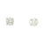White Gold Diamond Stud Earrings 490-10020