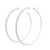 White Gold Inside/Out  Hoop Earrings with Brilliant Round Diamonds 203-10884