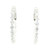 White Gold Inside/Out Hoop Earrings with Round Brilliant Diamonds GBC-13100