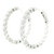 White Gold Inside/Out Hoop Earrings with Round Brilliant Diamonds GBC-13100