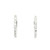 White Gold Inside/Out Hoop Earrings with Brilliant Diamonds GBC-13139