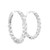 White Gold Inside/Out Hoop Earrings with Round Brilliant Diamonds GBC-13143