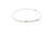 18k White Gold Bangle Bracelet with Round and Marquis Brilliant Diamonds DC-10906