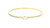 18k Yellow Gold Bangle with Oval and Round Cut Diamonds DBG-10155