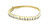 Princess Cut Diamond 14k Yellow Gold Tennis Bracelet DTB-10696