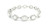 14k White Gold Custom Diamond Halo Bracelet with GIA Certified Diamonds DTB-10729