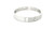 18k White Gold Bangle Bracelet with Round Brilliant Diamonds DBG-10154