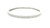 18k White Gold Bangle with Pave Set Round Brilliant Diamonds BRC-10004