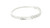 14k White Gold Bangle Bracelet with Round Brilliant Diamonds DBG-10156