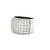 14k White Gold Diamond Wide Pave Ring MEM-10390