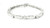 14k White Gold Diamond Tennis Bracelet with Baguette and Brilliant Cut Diamonds DTB-10716