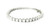 14k White Gold 10.24ct Diamond Tennis Bracelet MEM-10439