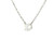 Classic 14k White Gold Diamond Solitaire Pendant Necklace 560-11604