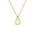 Fancy Pear-Shaped Diamond Halo Pendant Necklace in 14k Yellow Gold 560-11634