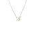 Elegant 14k White Gold Solitaire Diamond Pendant Necklace 560-11660