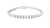 14k White Gold Diamond Tennis Bracelet with 10cttw Round Brilliant Cut Lab Grown Diamonds LGD-10079
