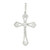 18k White Gold Diamond Cross Pendant with Round Brilliant Cut Diamonds AV-10081