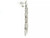 18k White Gold Dangle Earrings with Round Brilliant Diamonds GBC-12786