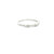10k White Gold Diamond XO Band Ring SIM-10532