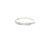 10k White Gold Diamond XO Band Ring SIM-10532