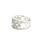 14k White Gold Diamond Lattice Band Ring GBC-12469