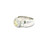 18k White Gold Ring with Fancy Yellow and White Diamonds RBS-11243