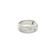 14k White Gold Band Ring with Princess Cut Diamonds GBC-10545