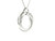 18k White Gold Trinity Ring Necklace with Round Cut Diamonds AFA-10014
