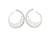 Elegant 18k White Gold Earrings with Round Brilliant Diamonds DC-10823