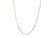 18K White Gold Chain Necklace with Round Cut Diamonds SIE-10872