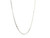 18K White Gold Chain Necklace with Round Cut Diamonds SIE-10872