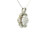 18K White Gold Diamond Flower Cluster Pendant Necklace SIM-10089