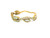 10K Yellow Gold Leaf Ring with Round Brilliant Diamonds SIM-10314