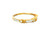 10 K Yellow Gold Band Ring with Round Brilliant Diamonds SIM-10526