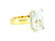 Cushion-Cut Lab-Grown Diamond Ring in 14K Yellow Gold LGD-10175