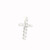 14K Gold Cross Pendant with Lab Grown Round Brilliant Diamonds LGD-10207