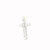 14K Gold Cross Pendant with Lab Grown Round Brilliant Diamonds LGD-10207
