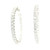 14k Gold Hoop Earrings with Lab Grown Round Cut Diamonds LGD-10210