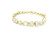 14k Yellow Gold Lab Grown Diamond Tennis Bracelet with Assorted Shapes LGD-10205
