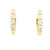 14kt Yellow Gold Lab Grown Diamond Hoop Earrings LGD-10241