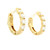 14kt Yellow Gold Lab Grown Diamond Hoop Earrings LGD-10241