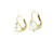 14kt Yellow Gold Three-Prong Round Lab Grown Diamond Drop Earrings LGD-10244