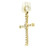 Diamond Cross Pendant in 14kt Yellow Gold GBC-13274