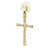 Diamond Cross Pendant in 14kt Yellow Gold GBC-13274