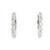 Diamond Hoop Earrings in 14kt White Gold GBC-13269